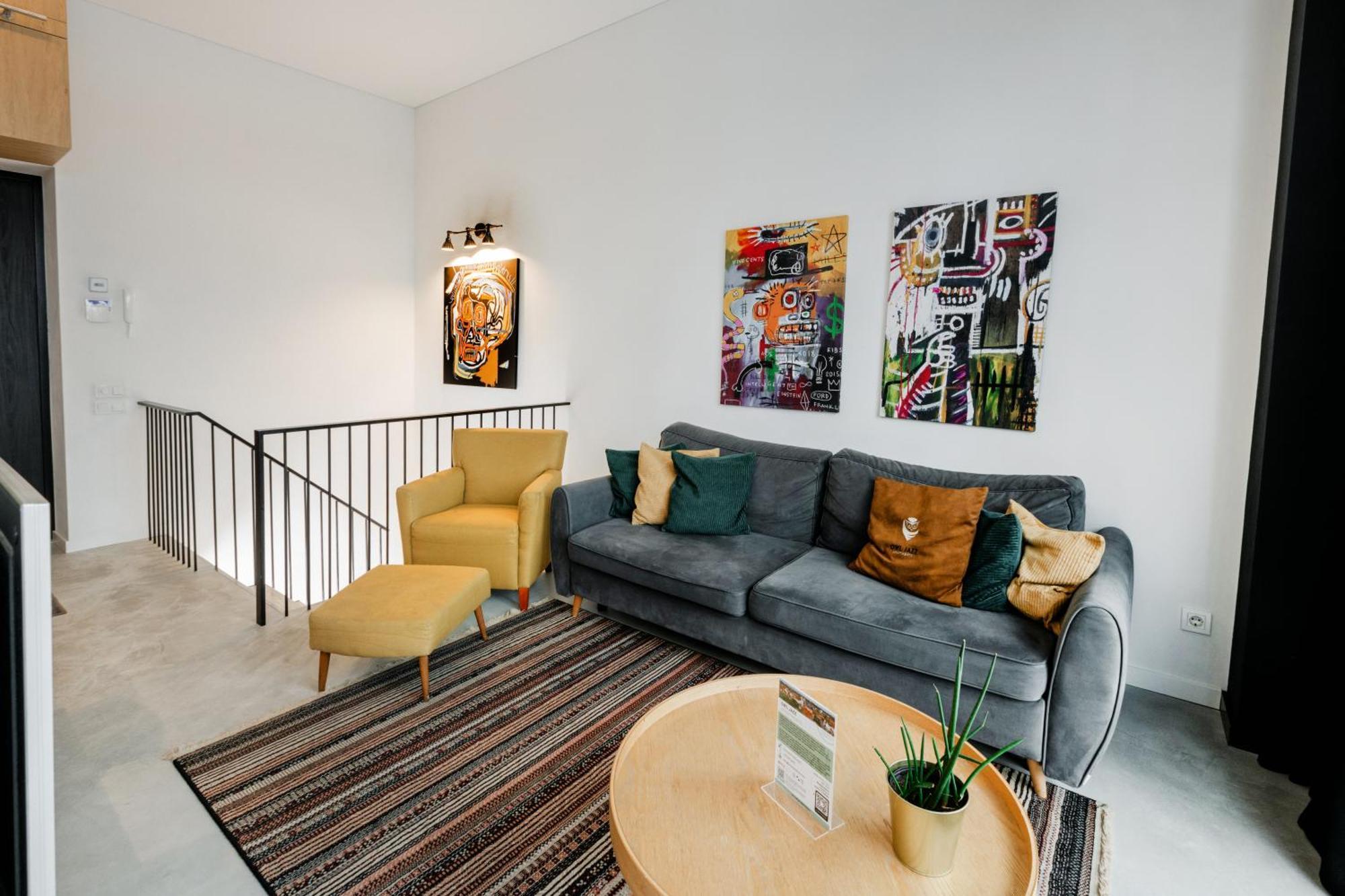Modern And Spacious Loft Type Apartment 8 With Free Private Parking By "Owl Jazz Apartments" Kaunas Exterior foto